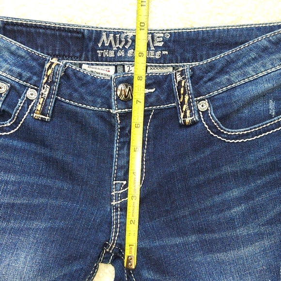 Miss Me M Series Buckle Exclusive Distressed Bootcut Jeans - Picture 12 of 12